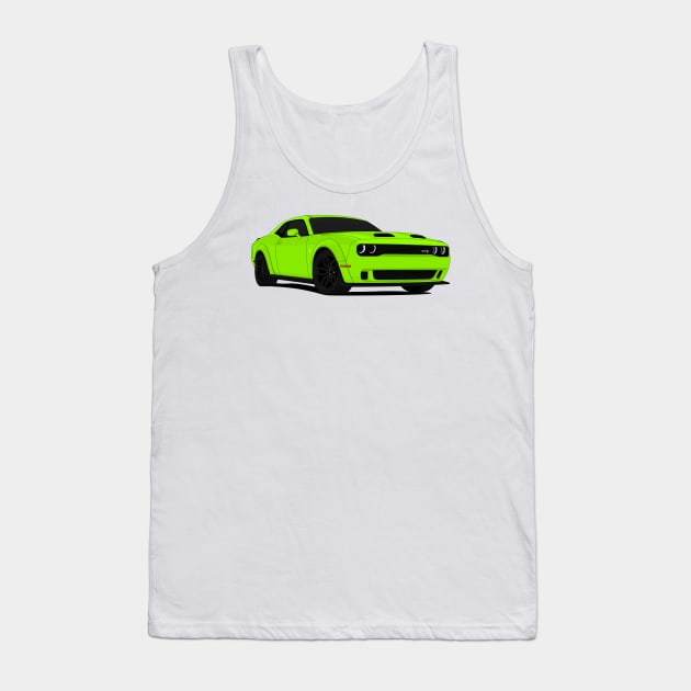 HELLCAT LIME Tank Top by VENZ0LIC